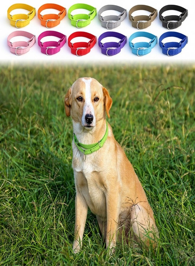 mekueeex 12 Pcs Martingale Collar for Medium Dogs Reflective Dog Collar with Durable Metal Buckle Adjustable Nylon Pet Prevent Slipping Out for Pupplies, 12 Colors - Image 4